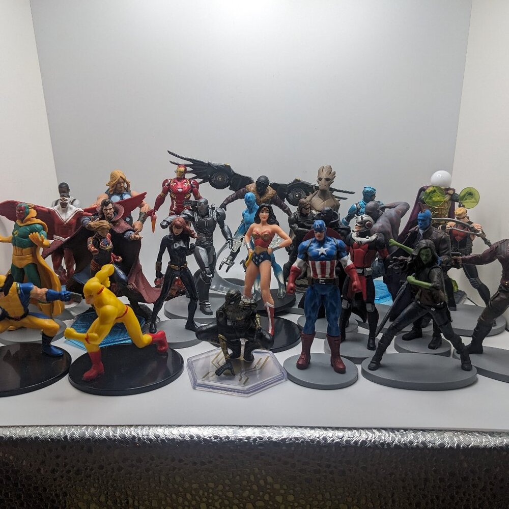 Marvel DC 43 Figures LOT 2-4" - X-MEN Avenger, Guardian of Galaxy, Spider-Man
